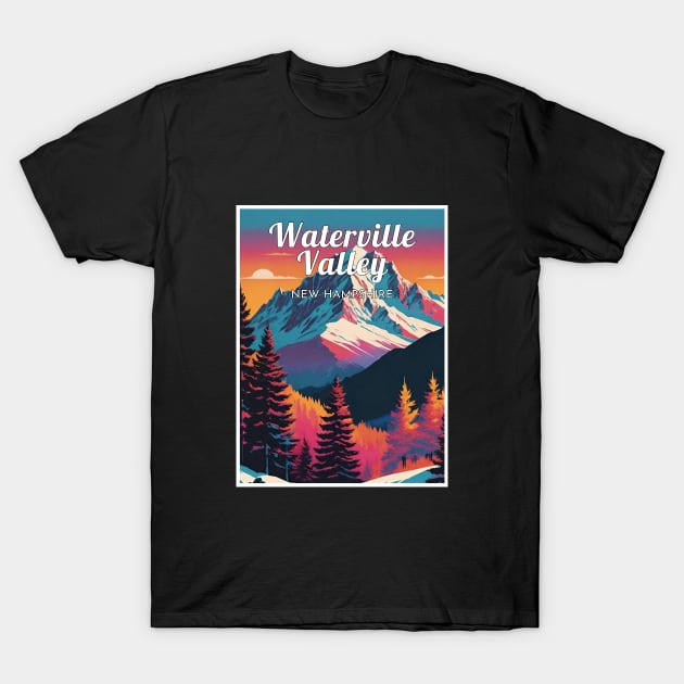 Waterville Valley ski New Hampshire usa T-Shirt by UbunTo